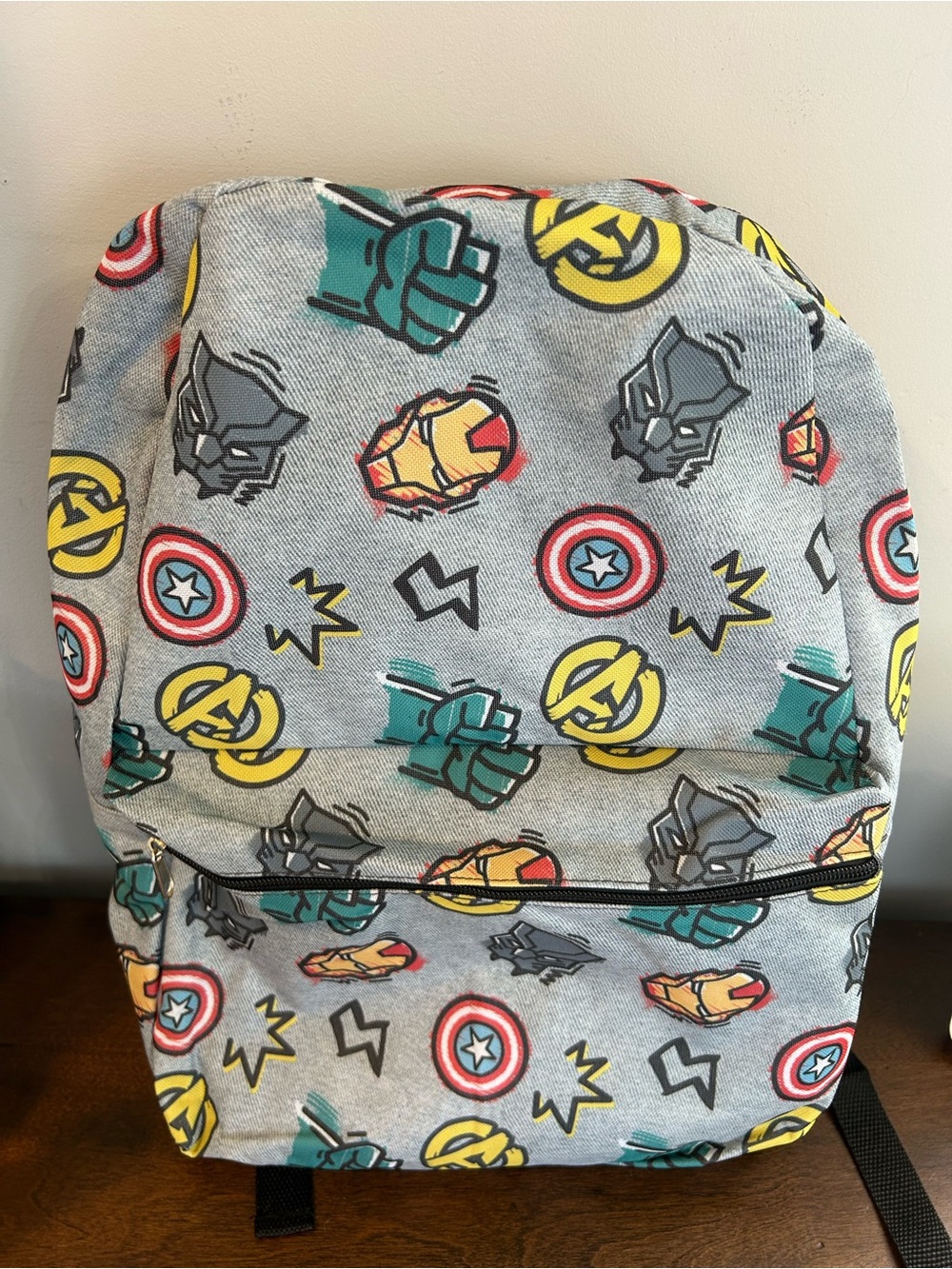 Fast Forward X Marvel Avengers Large Multi Colored Back Pack 2 Zip Pockets New!!